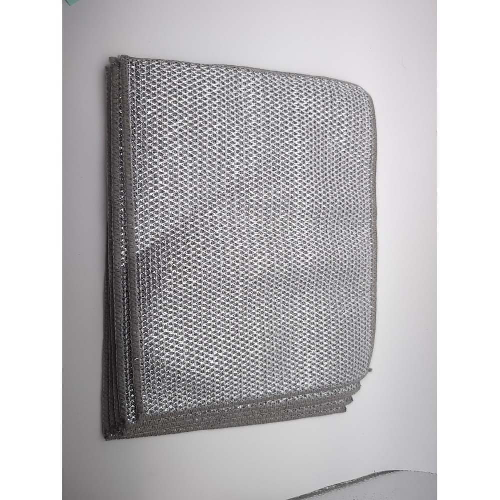5Pack Kitchen Powerful Dishcloth‎ Non-Scratch Silver Wire Cleaning Cloths Dishes